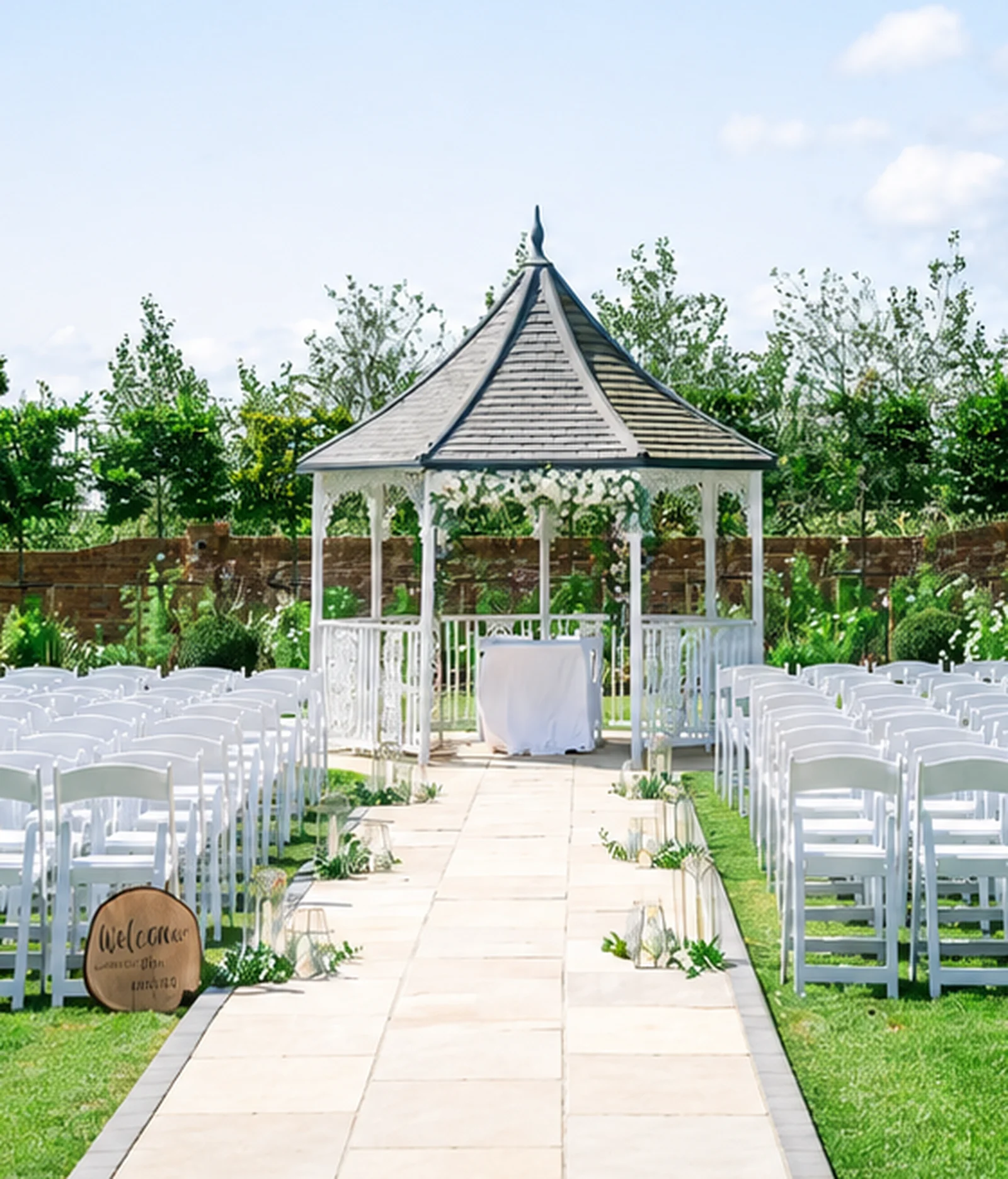 The grounds and Manor House at Vaulty Manor, a wedding venue in Essex.